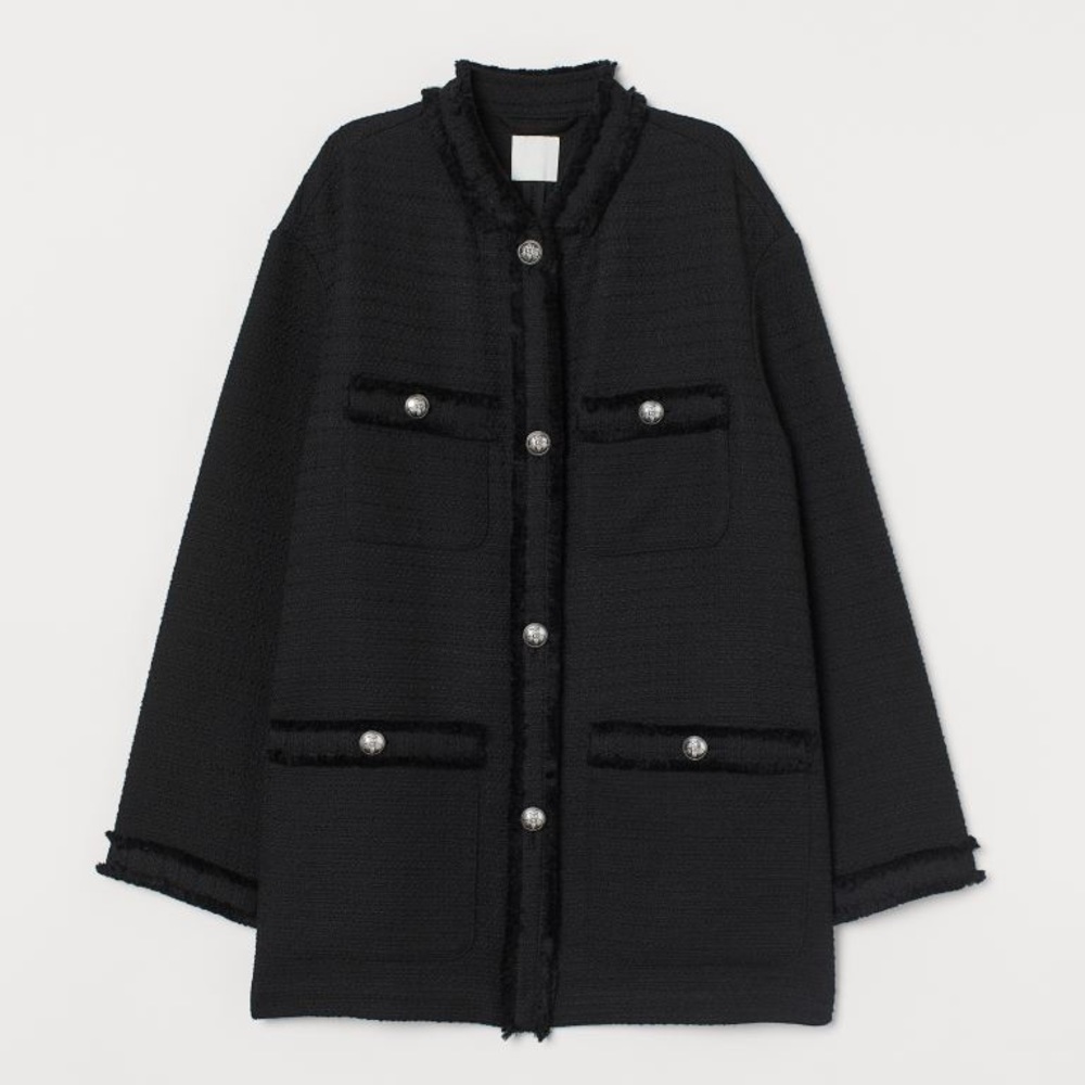 NWT H&M Textured Weave Jacket